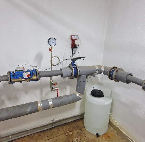 Фото монтажа дозинга